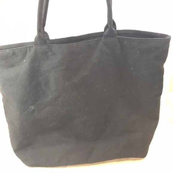 Victoria's Secret Extra Large Glam Sequined Canvas Zip Tote Travel Bag 21"x15" - Picture 8 of 9